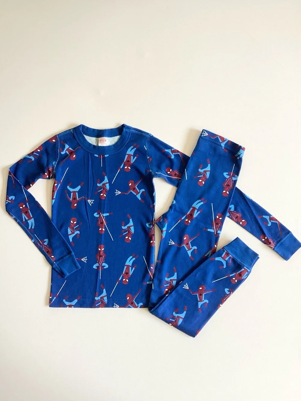 Hanna Andersson Blue Spider-Man Pajamas
